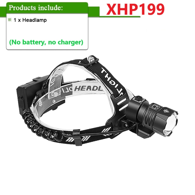 1100000Lumens XHP199 Powerful Led Headlamp XHP160 USB Rechargeable Headlight 18650 Head Flashlight Fishing Camping Head Lamp | Fugo Best